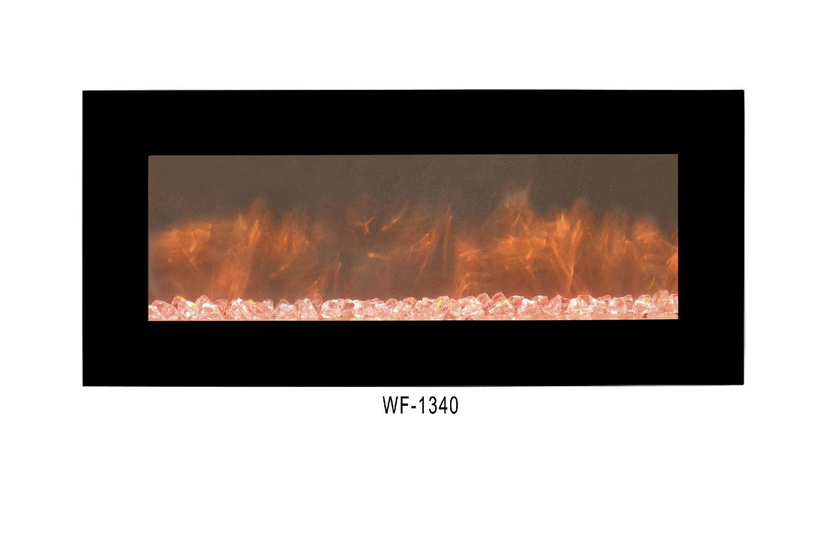 flat wall mounted electric fireplace 40inches 50inches