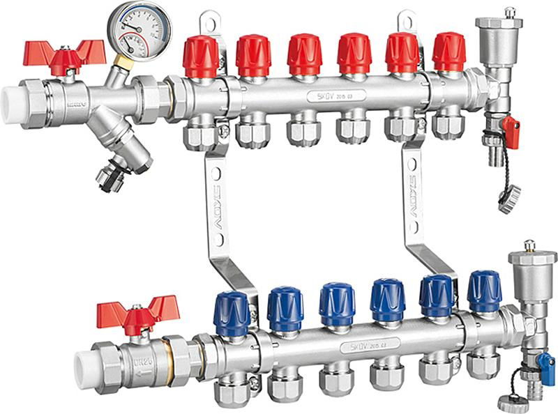 brass manifolds with cut-off adjustment 3