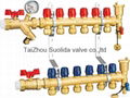 brass manifolds with cut-off adjustment