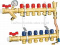 brass manifolds with cut-off adjustment SKOV 4