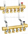 brass manifolds with double ball valve