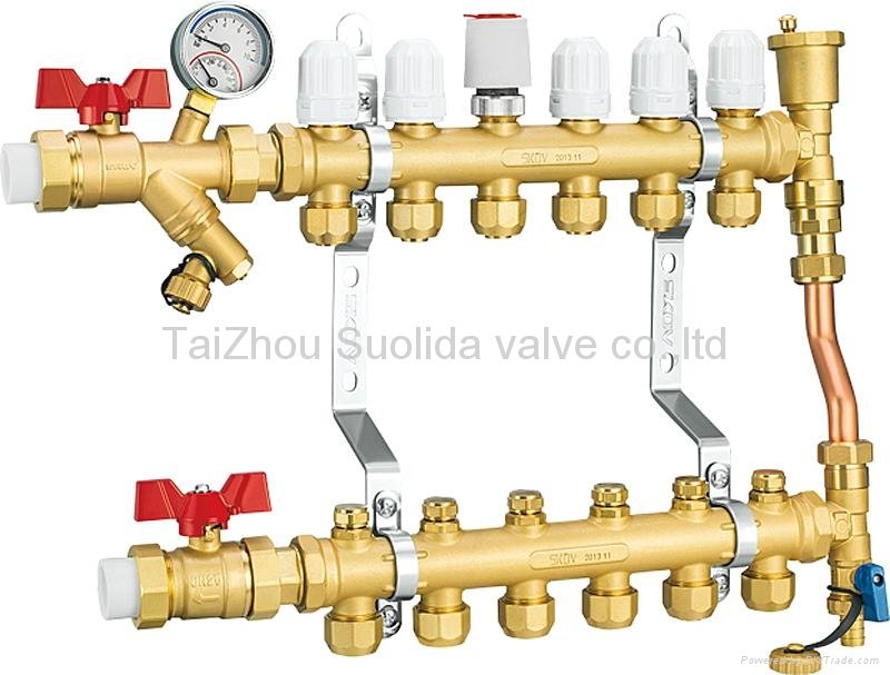 brass water intelligent manifolds for underfloor heating 2
