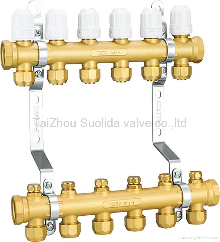 brass water intelligent manifolds for underfloor heating 3