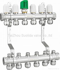 Forging Brass Manifolds with intelligent control  For Underfloor Heating