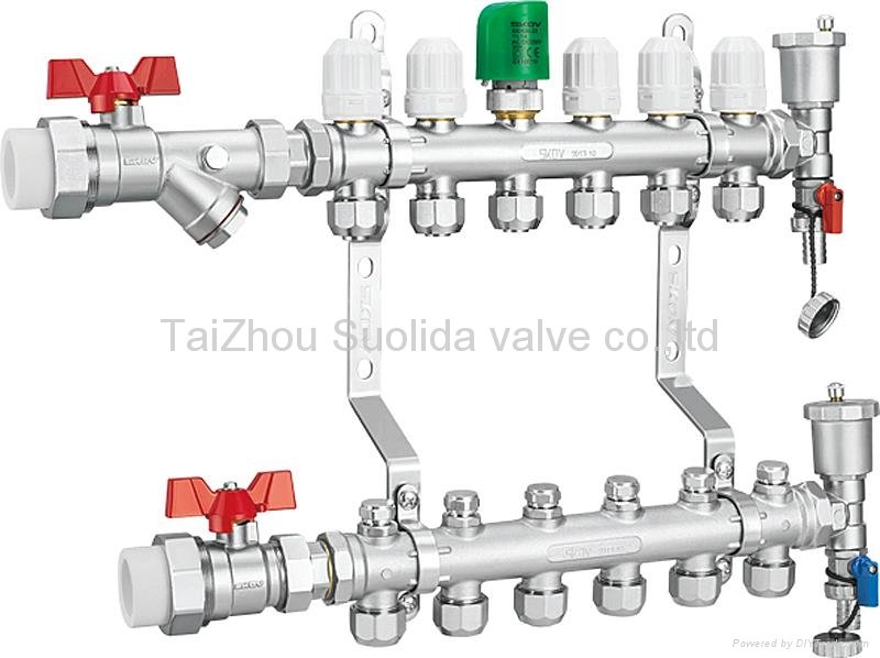 Brass filter ball valve with union 2