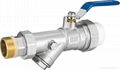 brass filter ball valve and ball valve