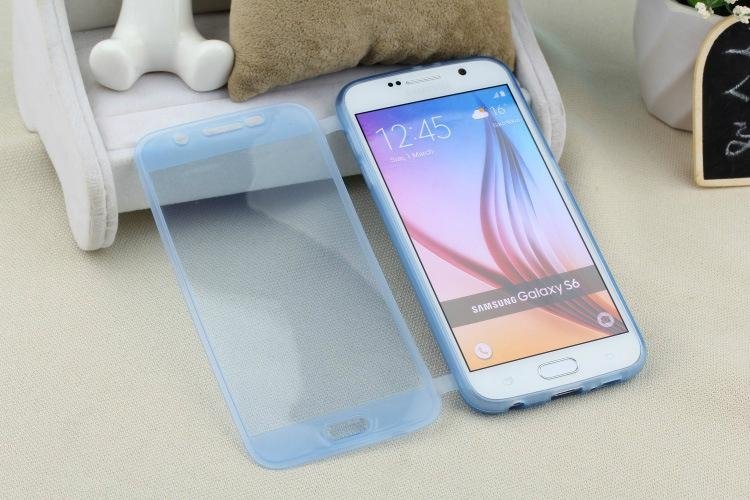Touch flip tpu cover for Samsung S6 case skin protector 