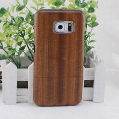 Wood phone case for Samsung S6 Two pieces with Velvet inside 
