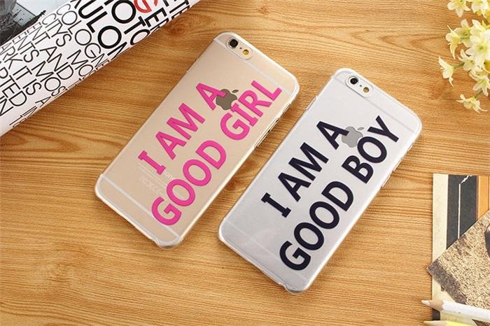 New Fashion Lovers For IPhone6/6 plus transparent Phone Case Cover Protect  2