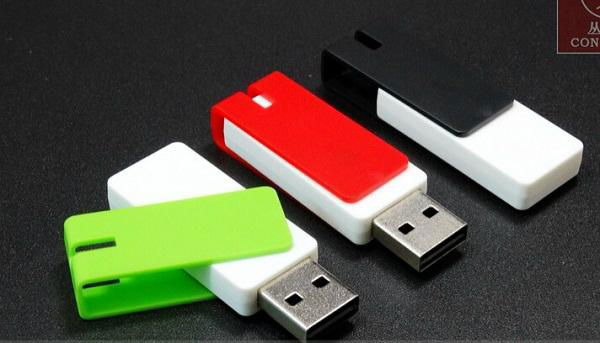 Plastic Swivel USB memory  2