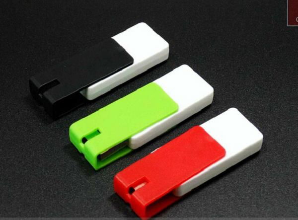 Plastic Swivel USB memory  3