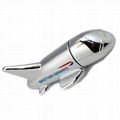 aeroplane shape usb pen in metal 