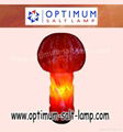 Date shape optimum salt lamp