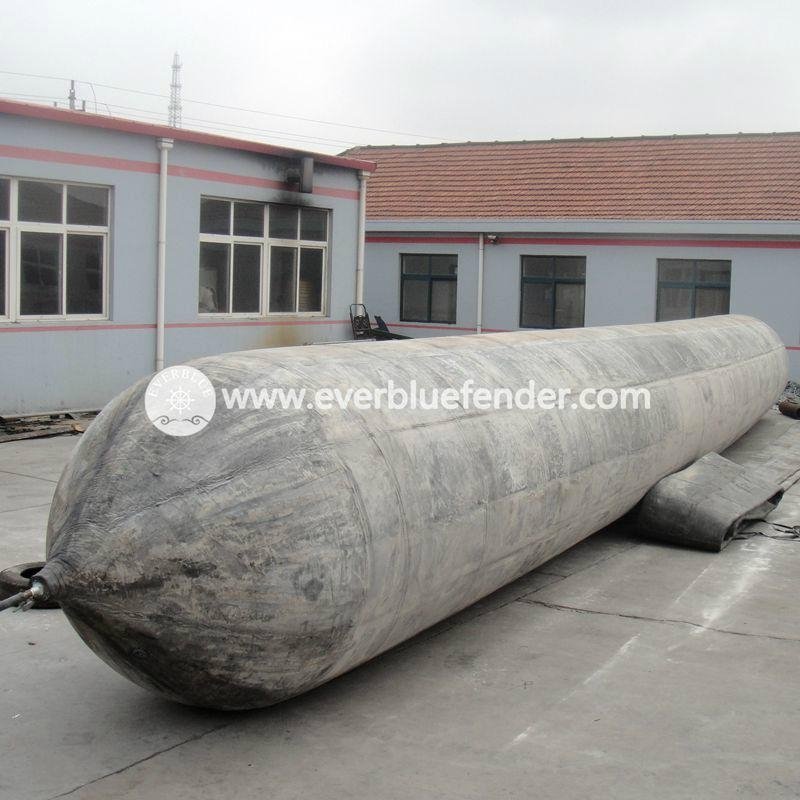 China Everblue inflatable rubber balloon for ship launching