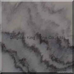 Cheap Cloudy white marble slab 