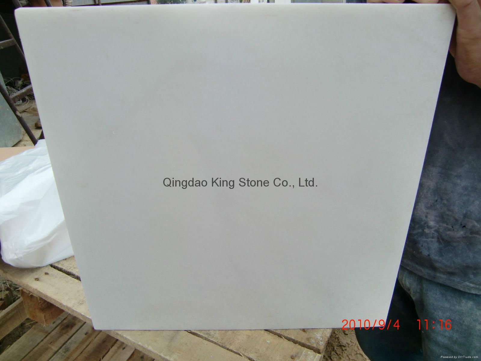 Pure White Marble Slab 4