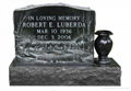 American style black granite monument with engraving 5