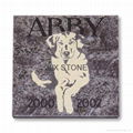 Stone granite pet memorials monument and