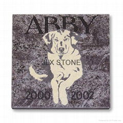 Stone granite pet memorials monument and tombstone