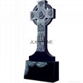 Granite celtic cross design tombstone and monument 2