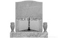 Granite book design headstones 2