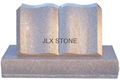 Granite book design headstones 1