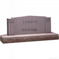 Granite column temple design tombstones