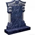 Granite column temple design tombstones 4