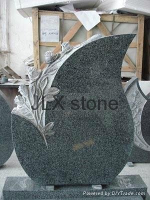 Special design monument black granite headstone for grave