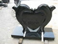 Special design monument black granite headstone for grave 3