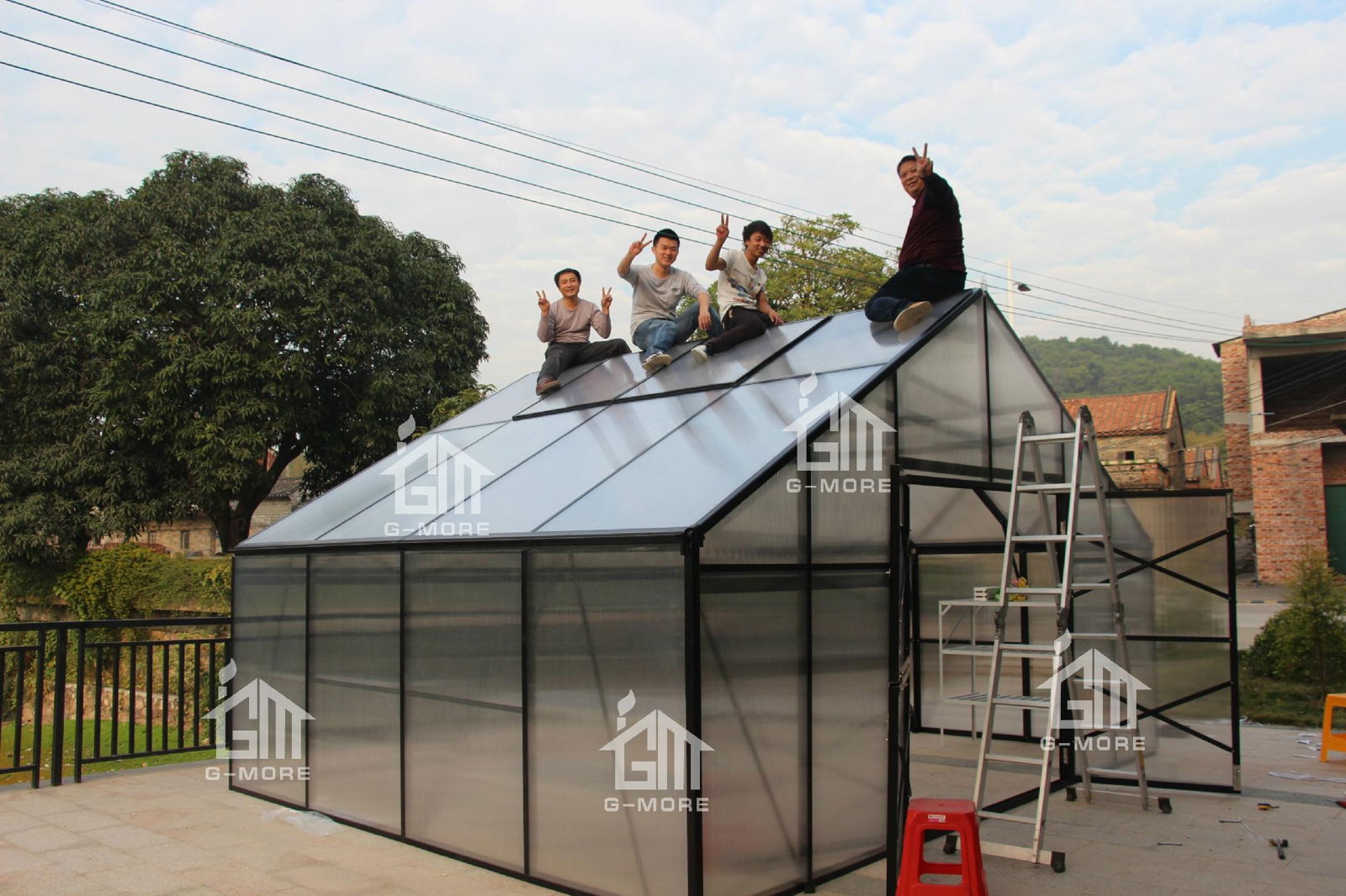 2015 New Free Shipping 5M Width Hobby Greenhouse  4