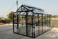 2015 New Free shipping Glass Greenhouse