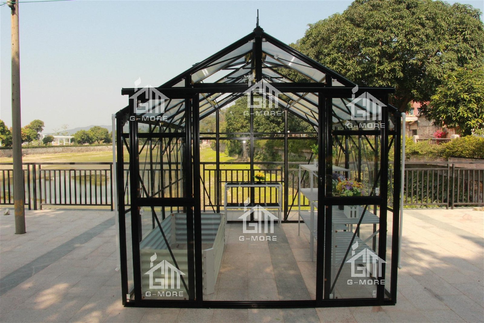 2015 New Free shipping Glass Greenhouse - Hot Sale - 15 Years warranty 4