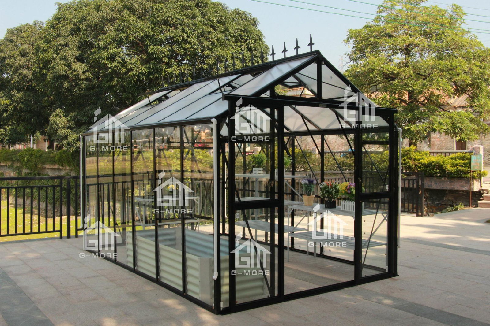 2015 New Free shipping Glass Greenhouse - Hot Sale - 15 Years warranty 3