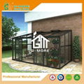 2016 Latest Design Wall Lean-to Garden Glasshouse 5