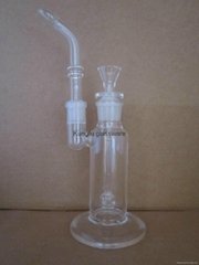 exquisite easy to clean thick glass bong water pipe smoking pipe bubbler 