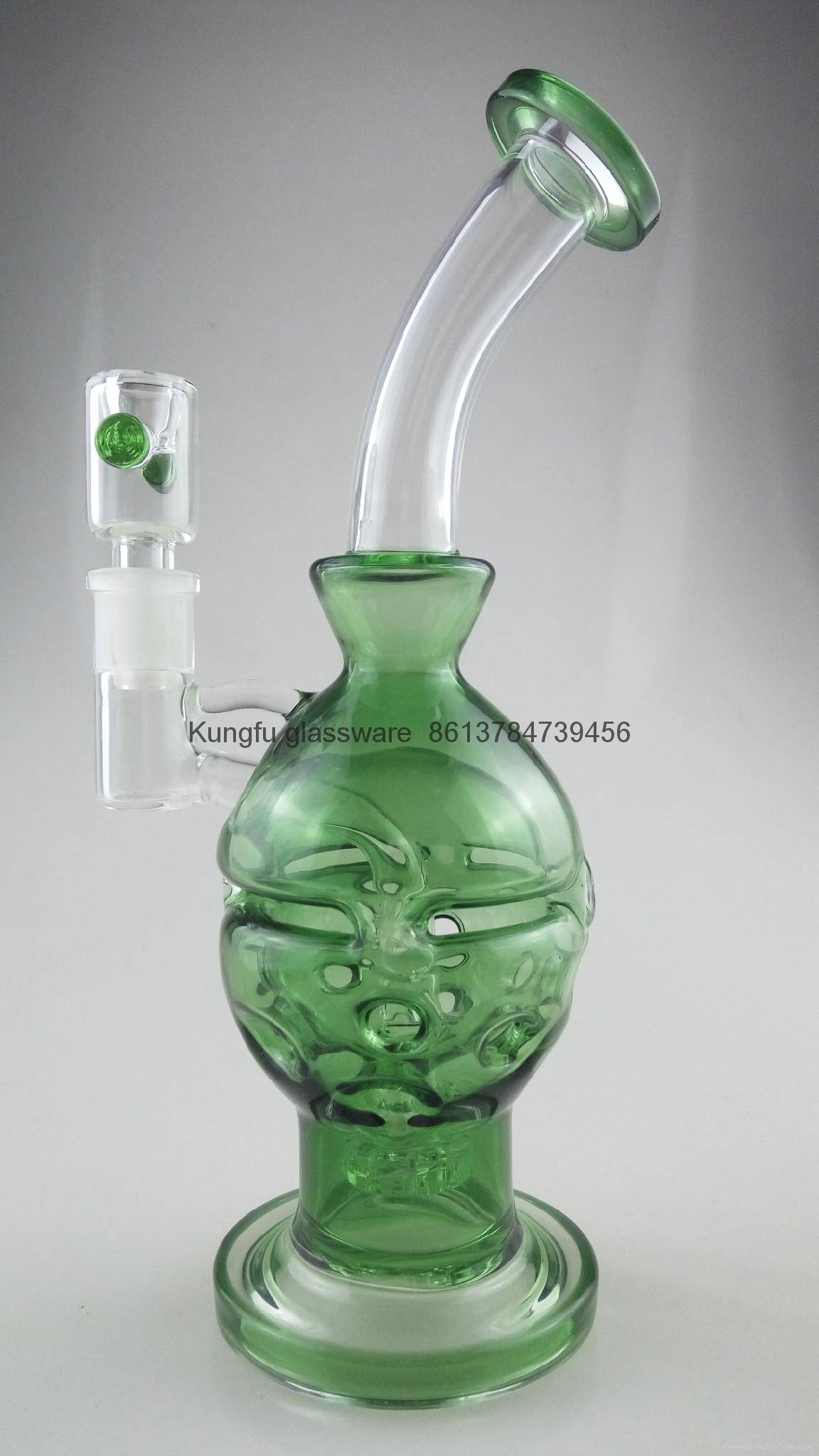 new style borosilicate glass bong smoking pipe  2