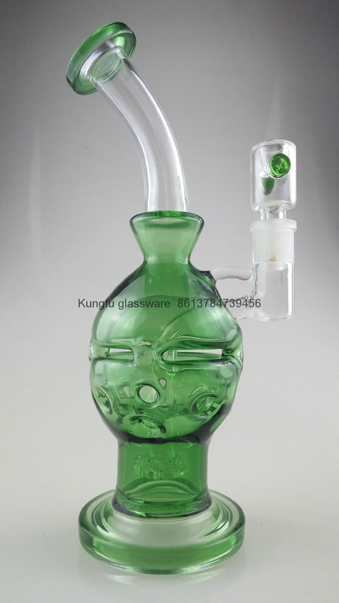 new style borosilicate glass bong smoking pipe  4
