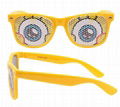 Pinhole Sticker Glasses Party Spectacles With Custom Printing
