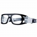 Basketball Sport Glasses With Silicone Nose Pad Protection Adjustable Strap