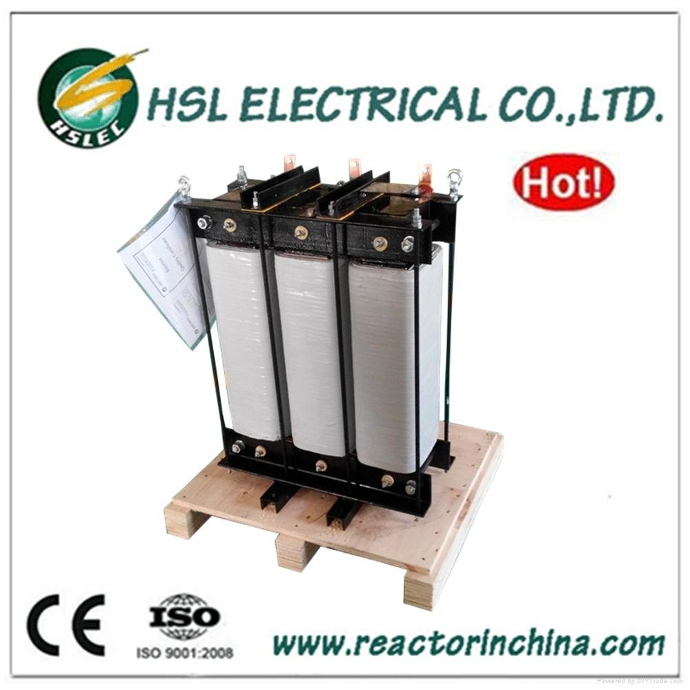 Low voltage three phase reactor for load bank 5