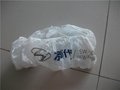 LDPE white disposable steering wheel cover with elastic ribbon 2