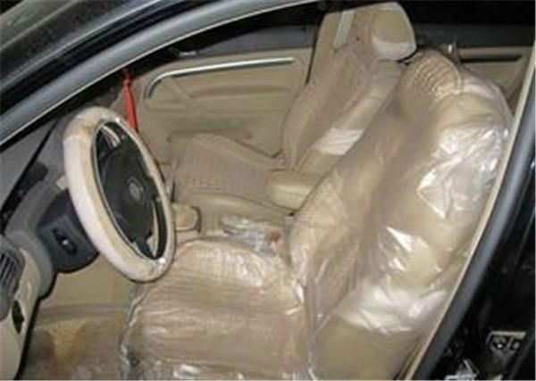 Economic cheap disposable PE plastic auto seat cover for wholesale by Factory