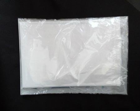 Clear PE plastic car cover with rubber band  3.8m*6.6m 2