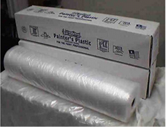 Building use LDPE masking film for paint house