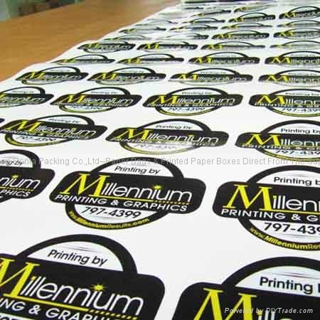 Digitally Printed Paper Stickers 4
