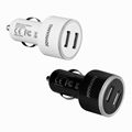 JoyNano 11W 2-Port USB Car Charger 5V 1A 2.1A LED Indicator