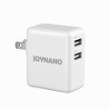 JoyNano 11W 2-Port USB Travel Charger 5V 1A 2.1A Folding Plug 1