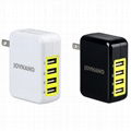 JoyNano 21W 4-Port USB Travel Charger 5V