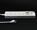 JoyNano Universal Charging Hub 4AC & 4USB Power Strip